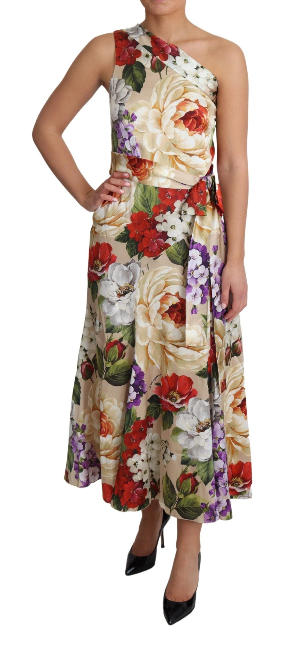 Dolce & Gabbana Multicolor Long Dress for Women alternate view