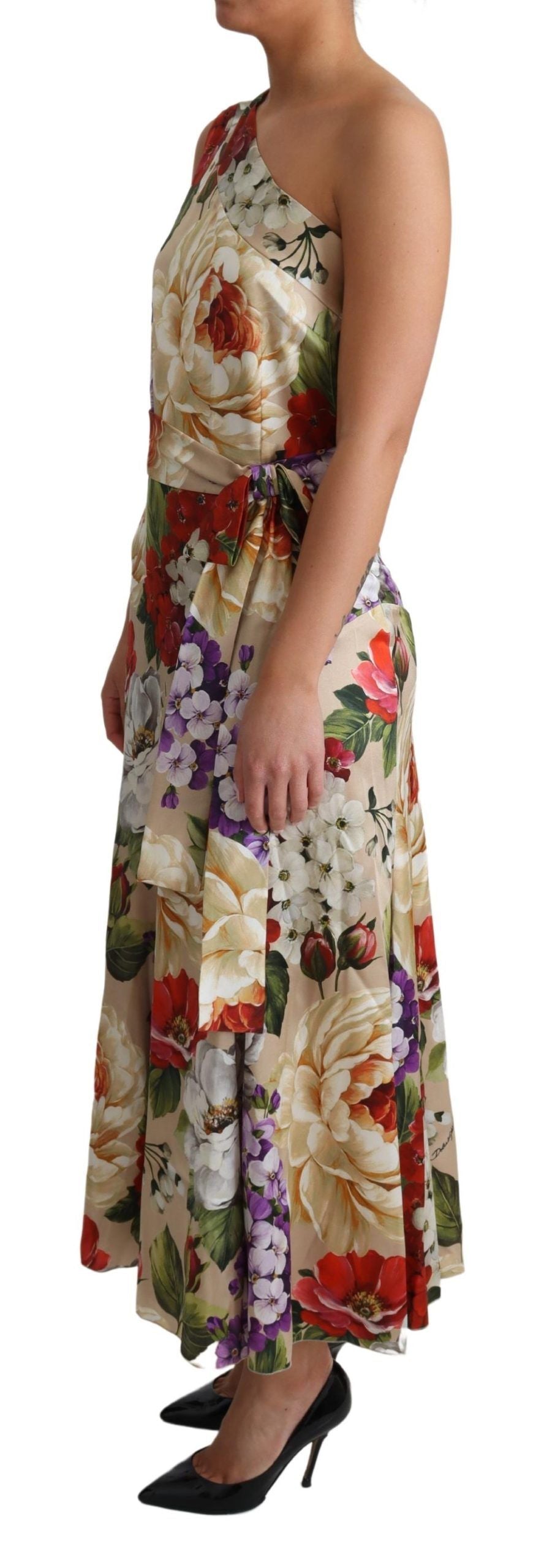 Dolce & Gabbana Multicolor Long Dress for Women detail view