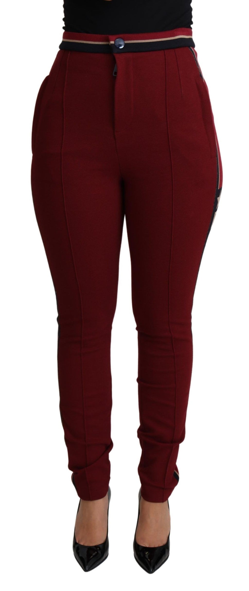 Dolce & Gabbana Red Casual Pants for Women
