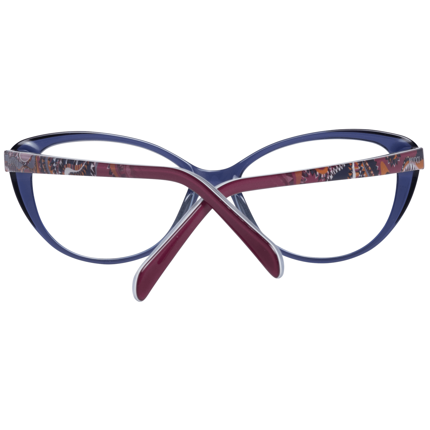 Emilio Pucci Blue Glasses Frames for Women detail view