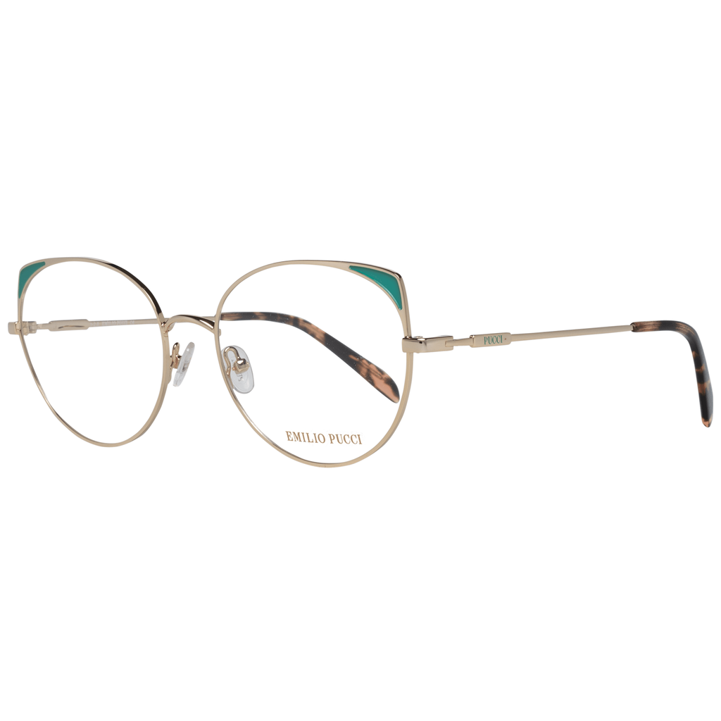 Emilio Pucci Gold Glasses Frames for Women
