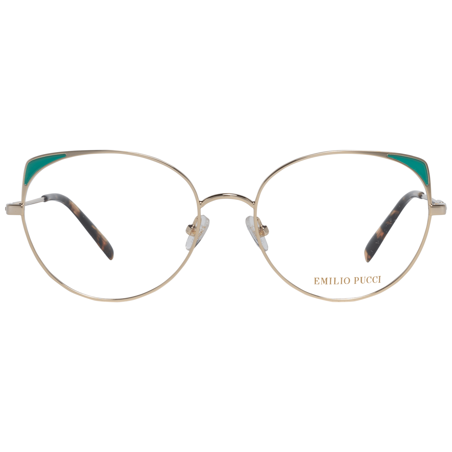 Emilio Pucci Gold Glasses Frames for Women alternate view