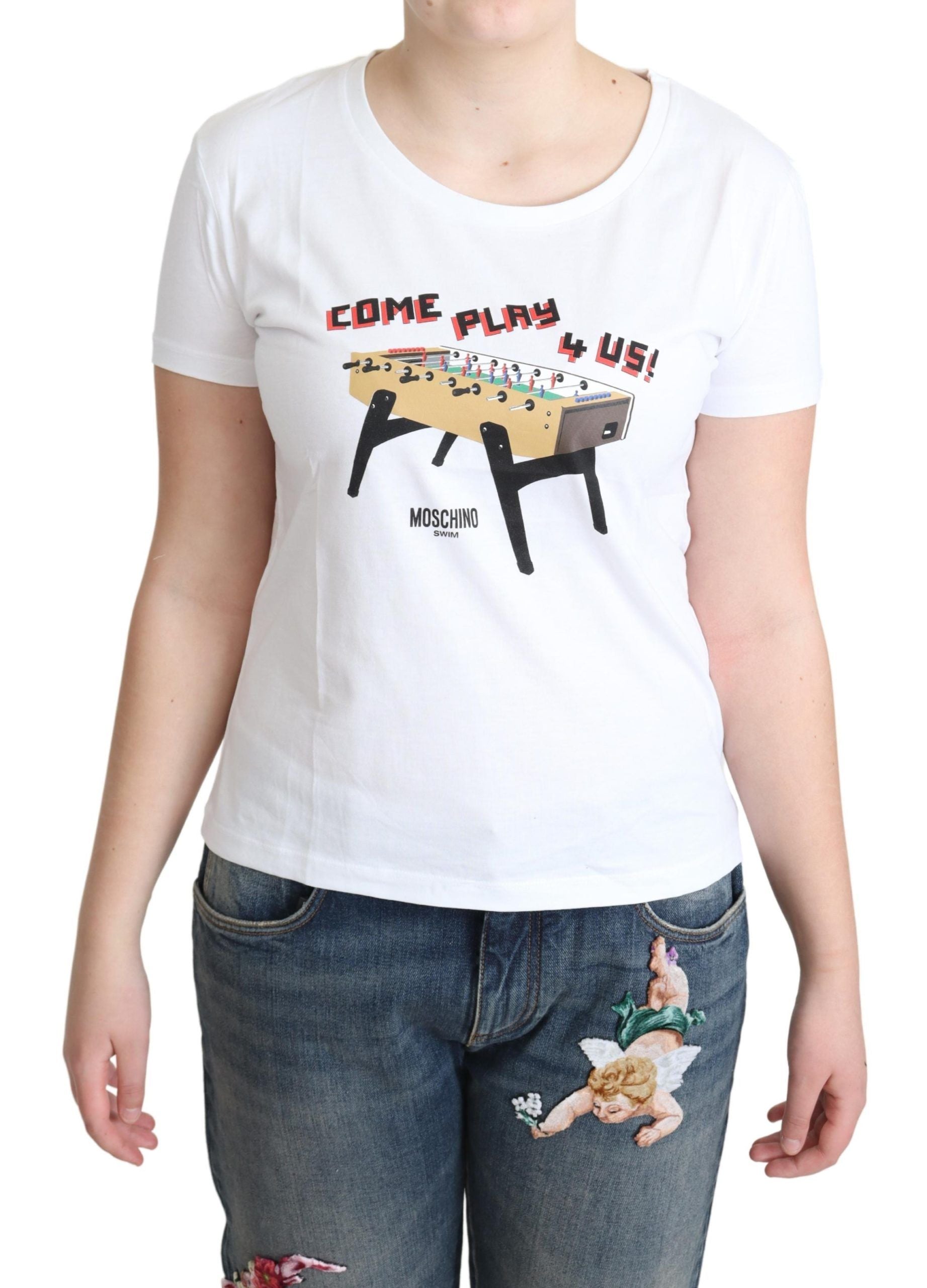 Moschino White T-Shirt for Women