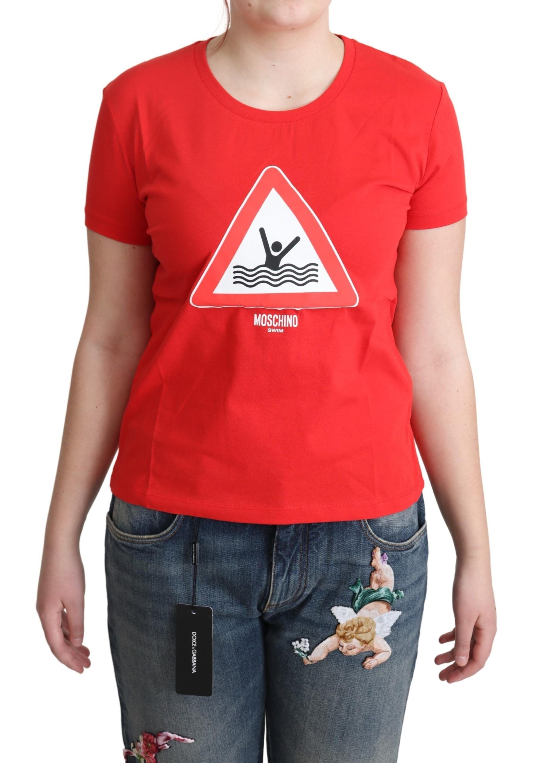 Moschino Red T-Shirt for Women