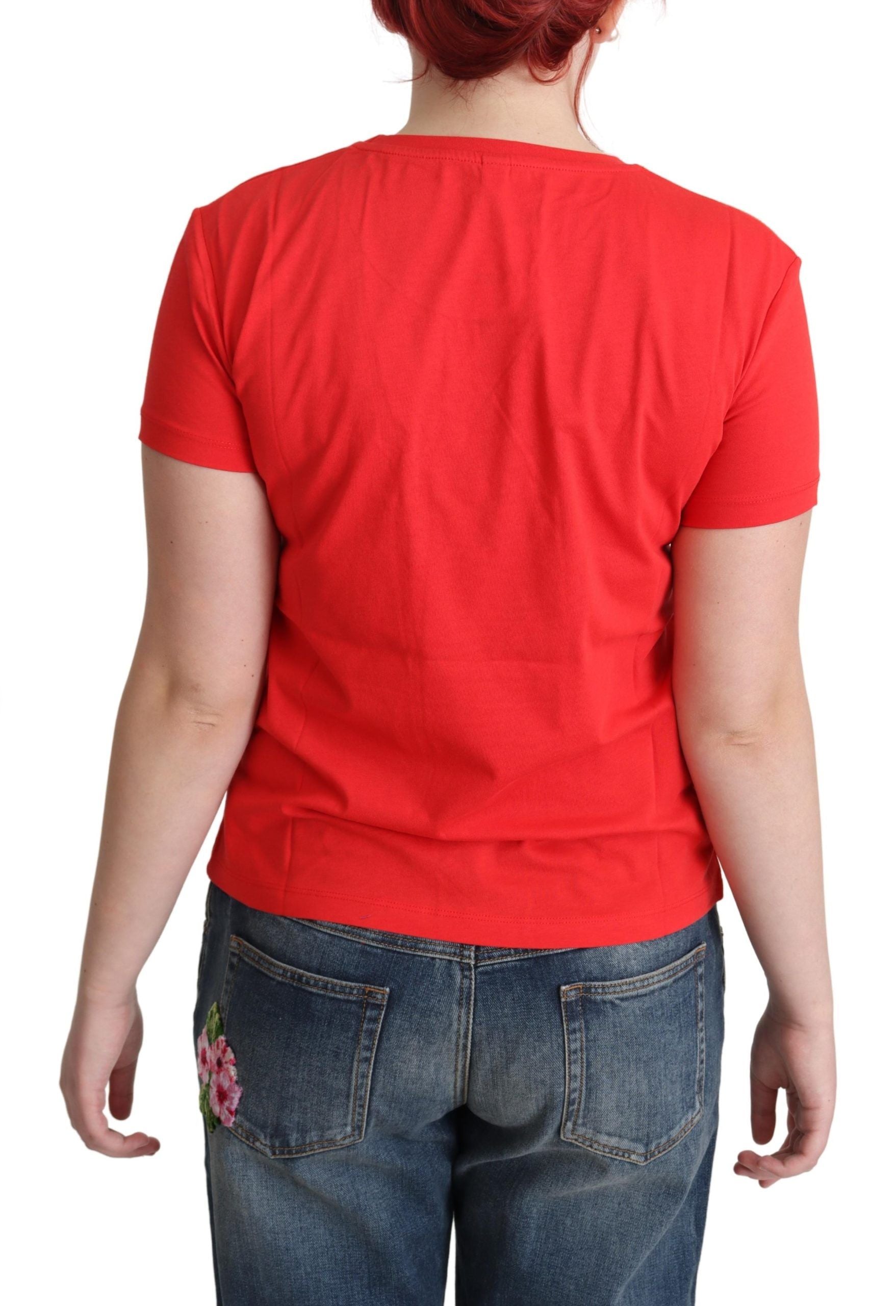Moschino Red T-Shirt for Women detail view