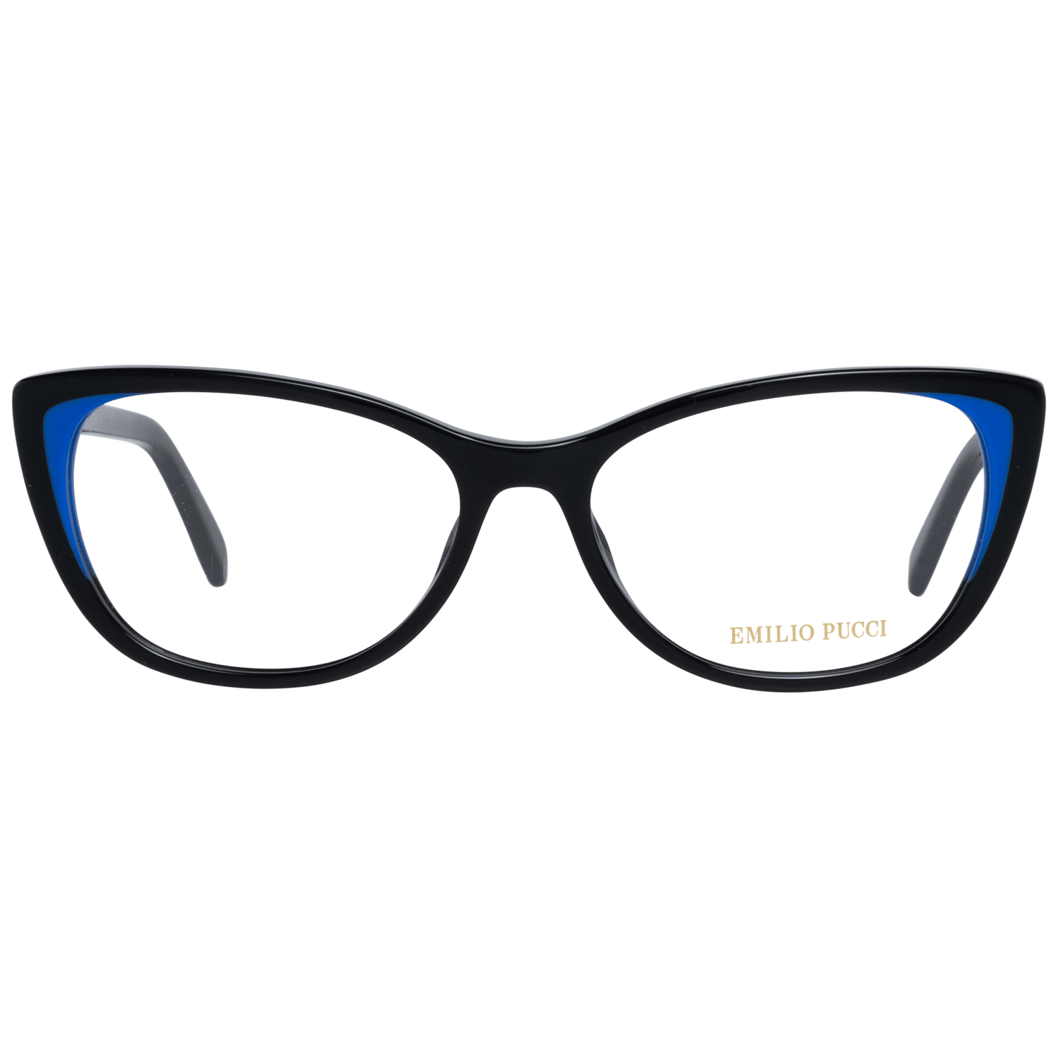 Lunettes (Monture) en plastique noir Emilio Pucci