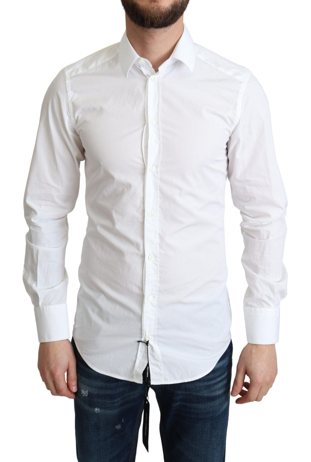 Dolce & Gabbana White Dress Shirt for Men