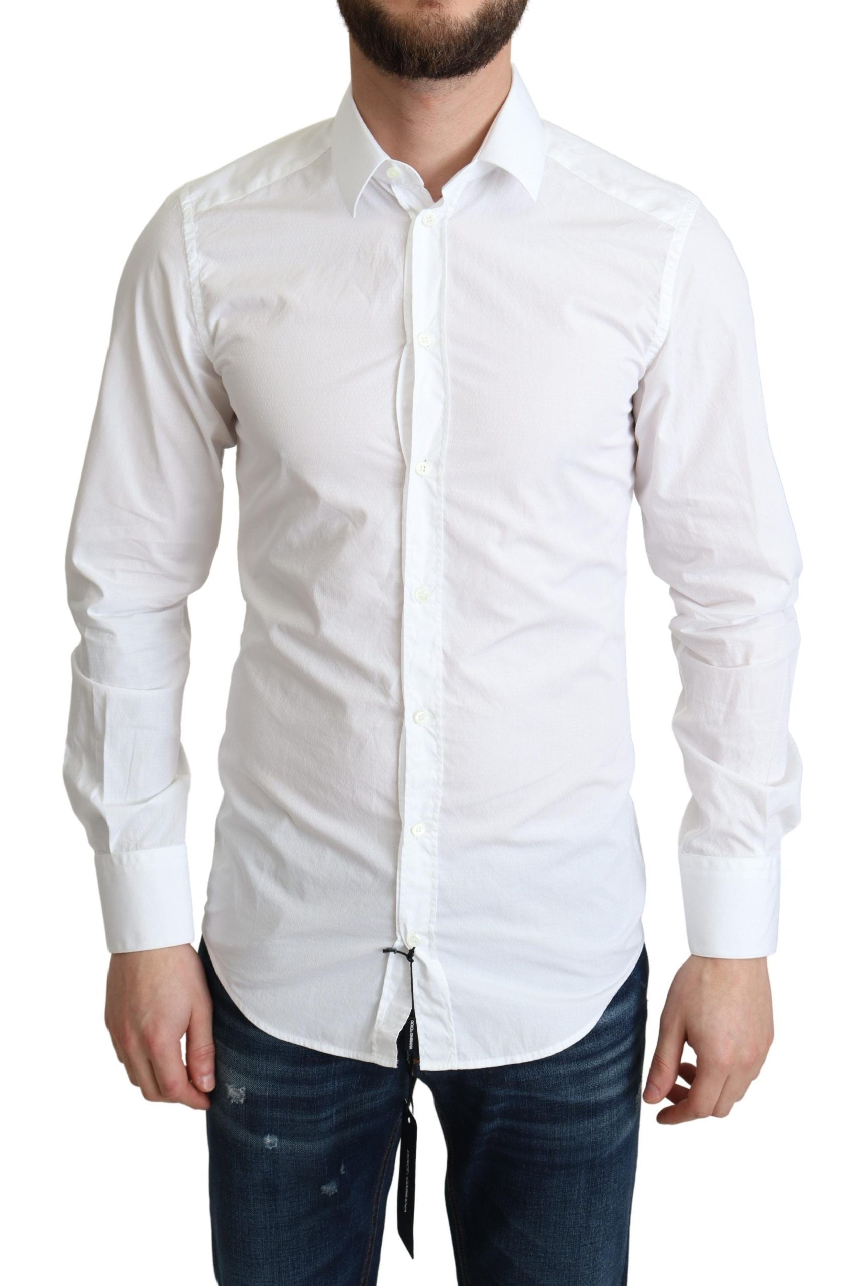 Dolce & Gabbana White Dress Shirt for Men