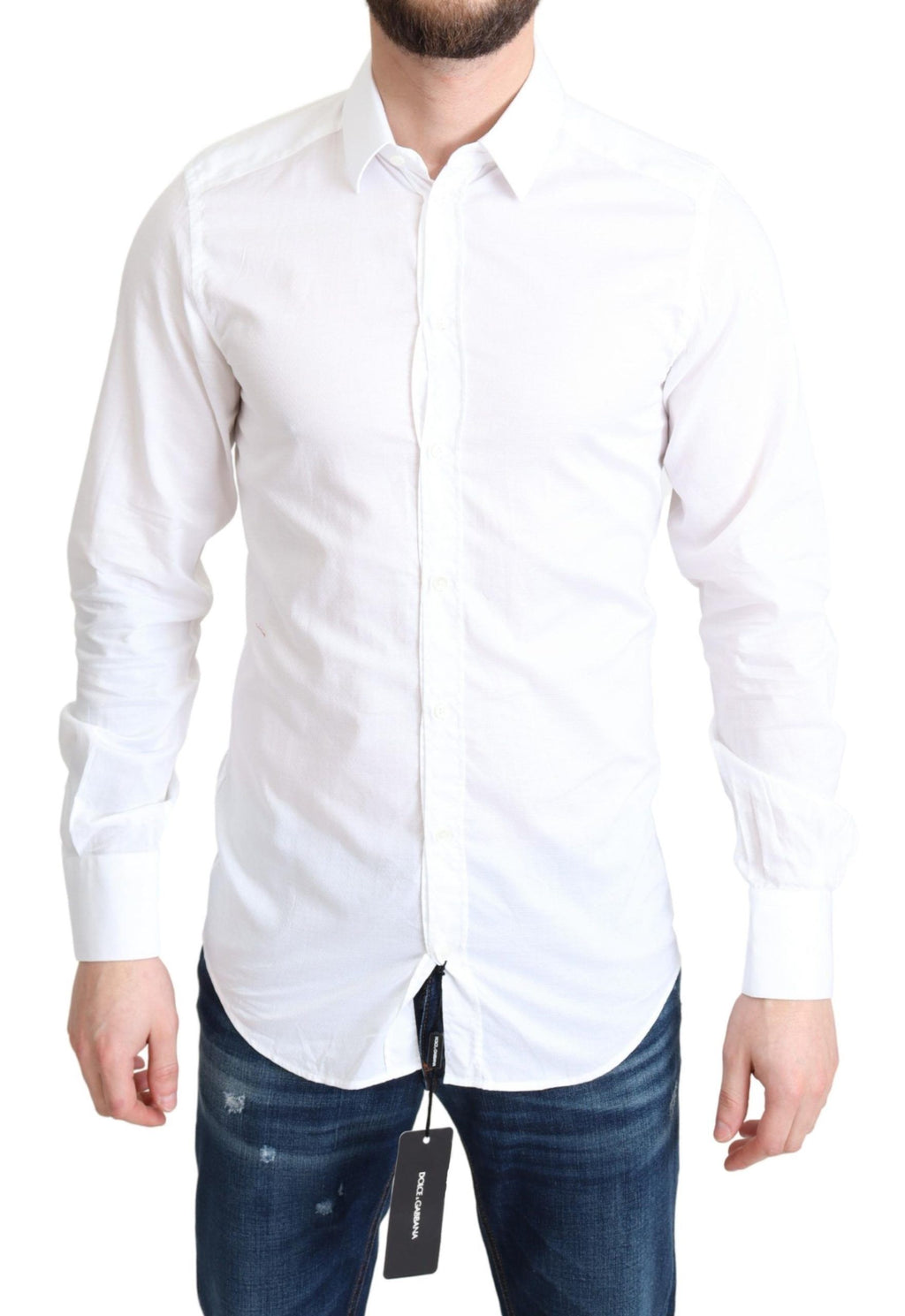 Dolce & Gabbana White Dress Shirt for Men