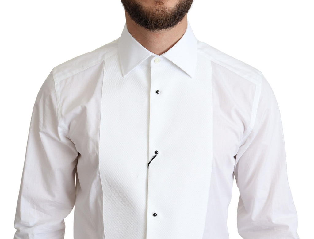 Dolce & Gabbana White Dress Shirt for Men side view