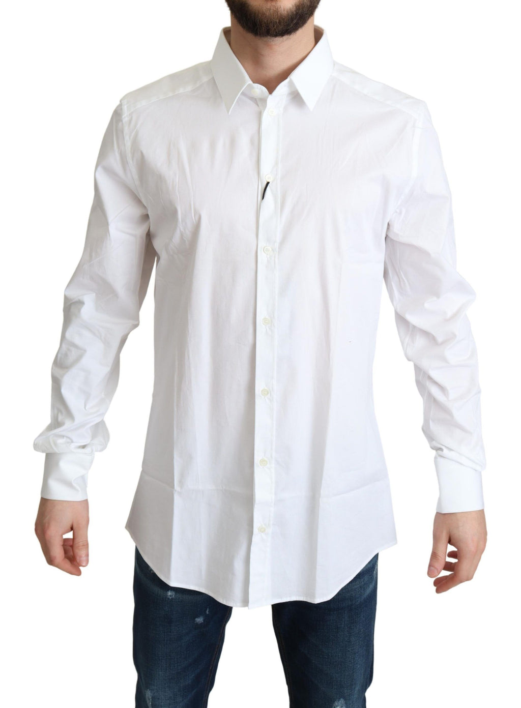 Dolce & Gabbana White Dress Shirt for Men