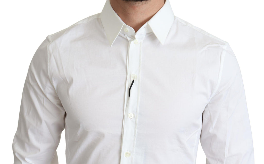 Dolce & Gabbana White Dress Shirt for Men side view
