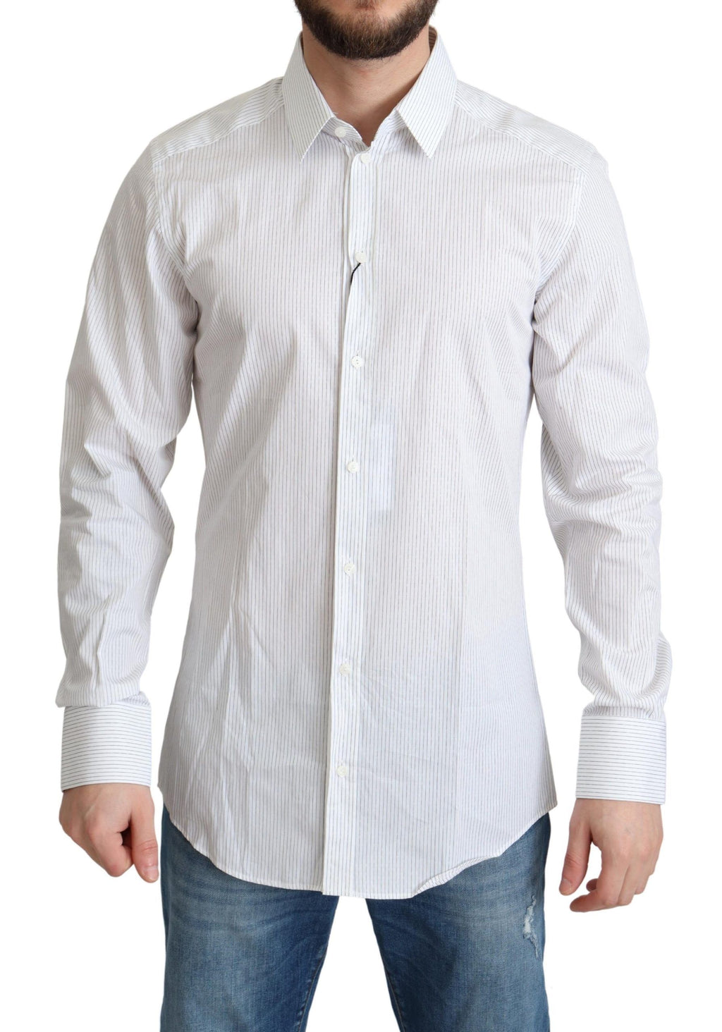 Dolce & Gabbana White Dress Shirt for Men