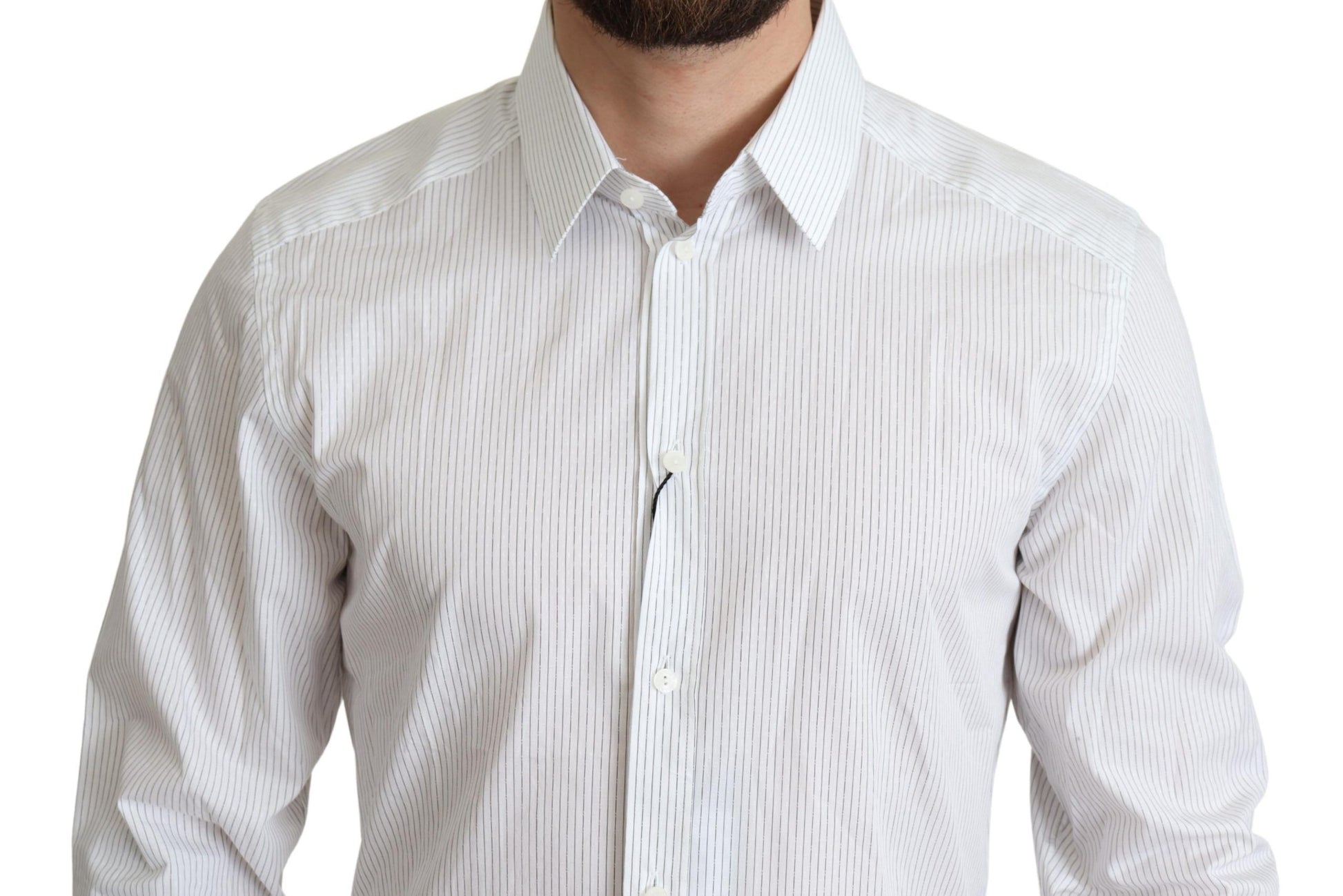 Dolce & Gabbana White Dress Shirt for Men side view