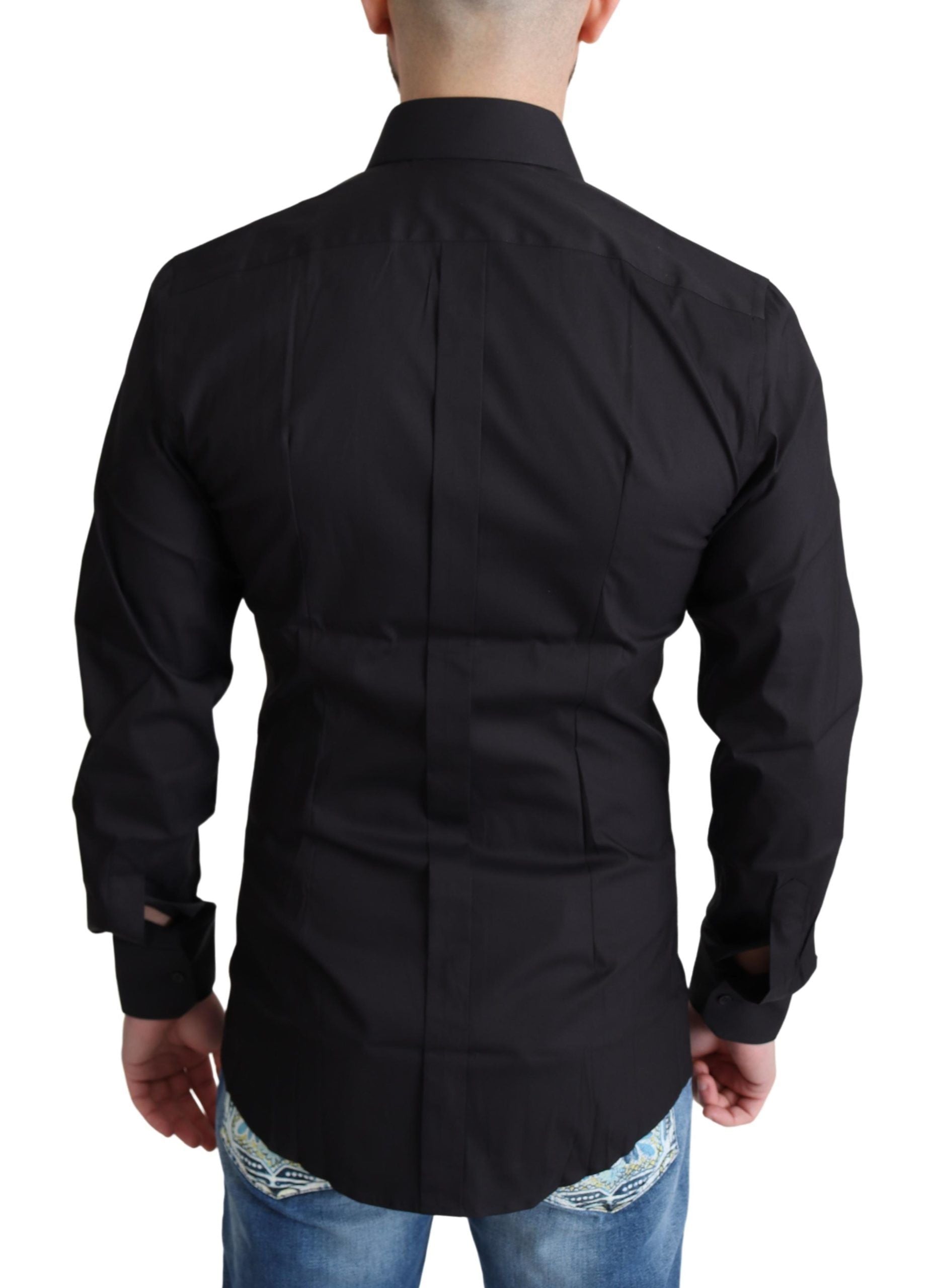 Dolce & Gabbana Black Dress Shirt for Men detail view