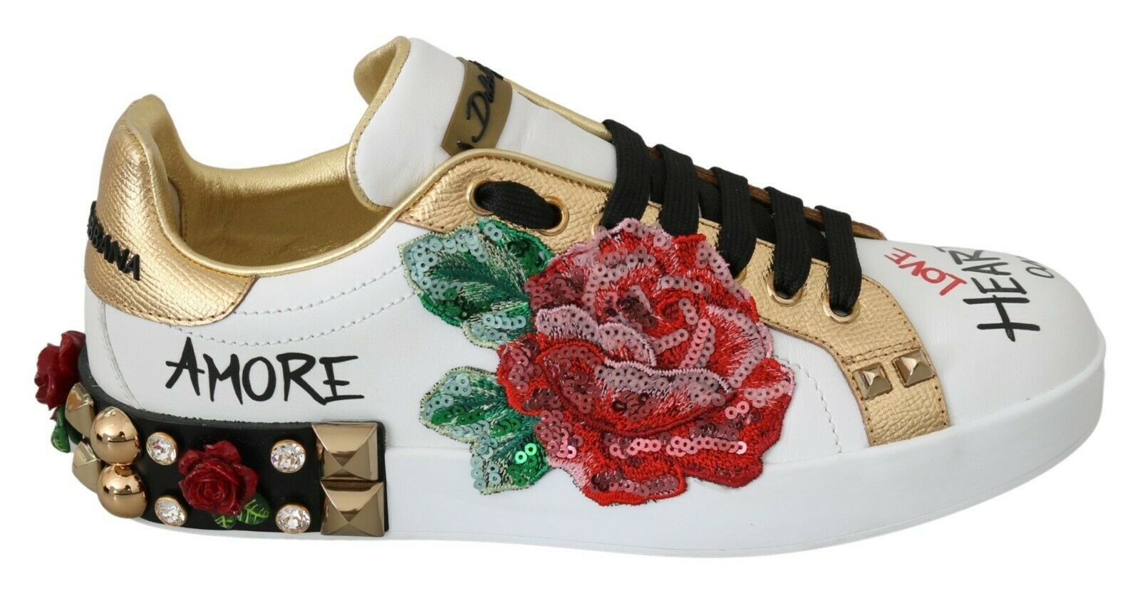 Dolce & Gabbana White Low Top Sneakers for Women
