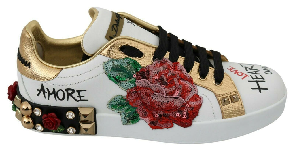Dolce & Gabbana White Low Top Sneakers for Women alternate view