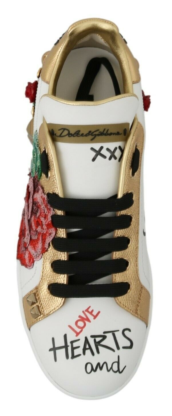 Dolce & Gabbana White Low Top Sneakers for Women additional view