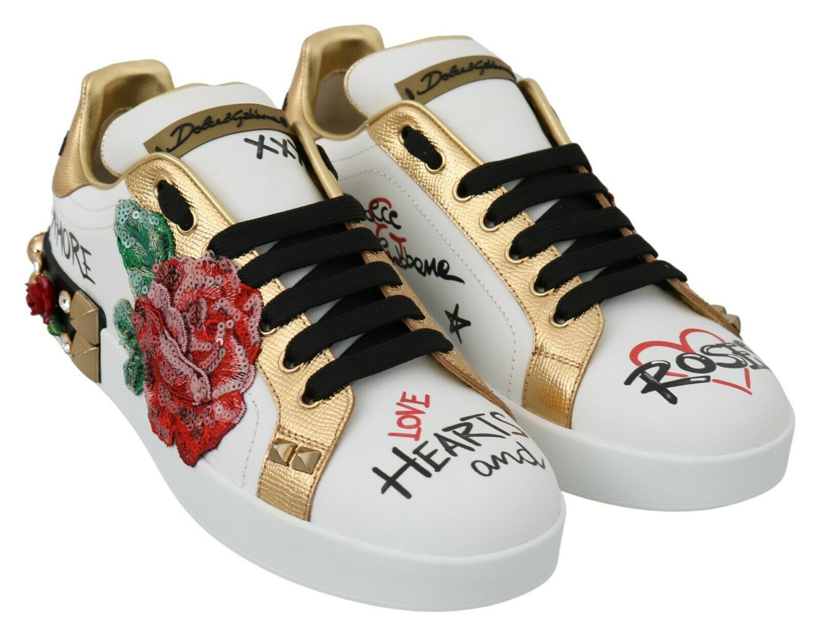 Dolce & Gabbana White Low Top Sneakers for Women additional view