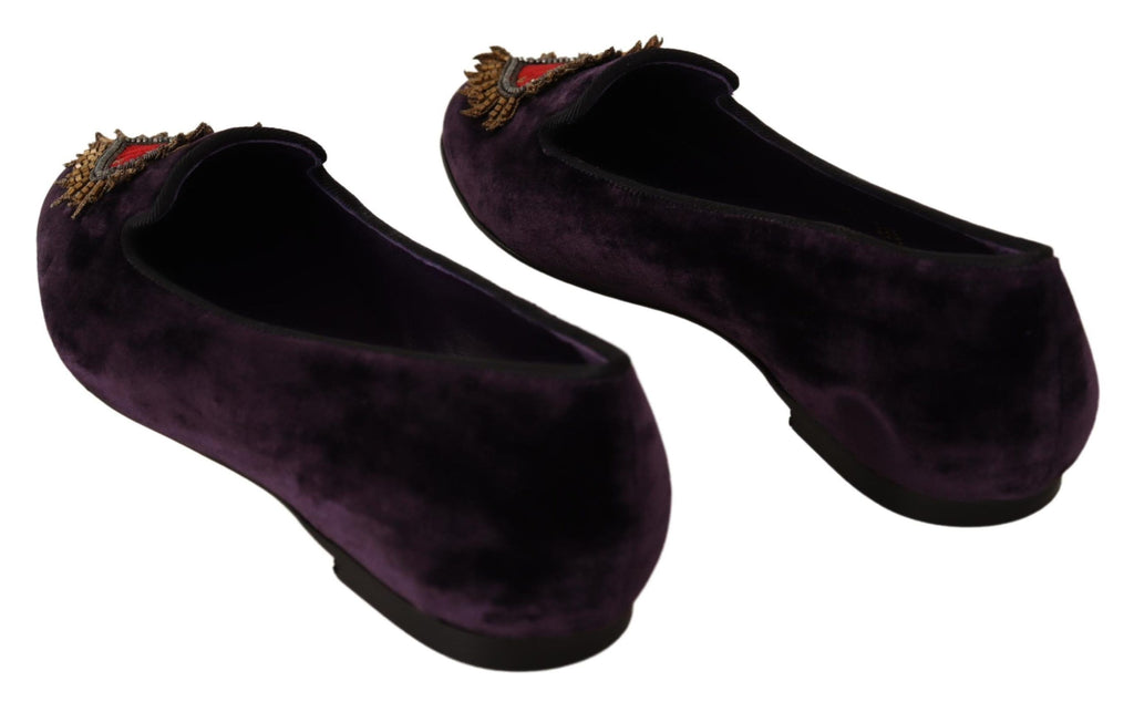 Dolce & Gabbana Purple Ballet Flats for Women detail view
