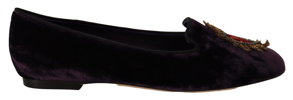 Dolce & Gabbana Purple Ballet Flats for Women