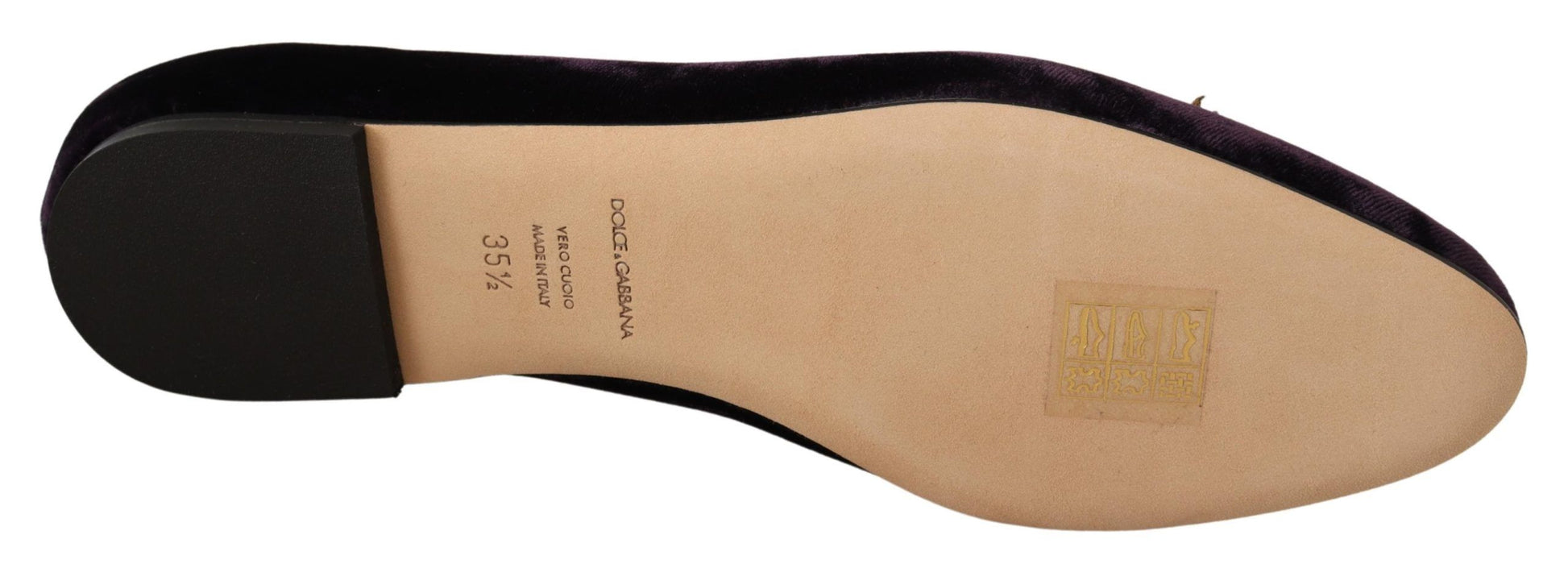 Dolce & Gabbana Purple Ballet Flats for Women additional view
