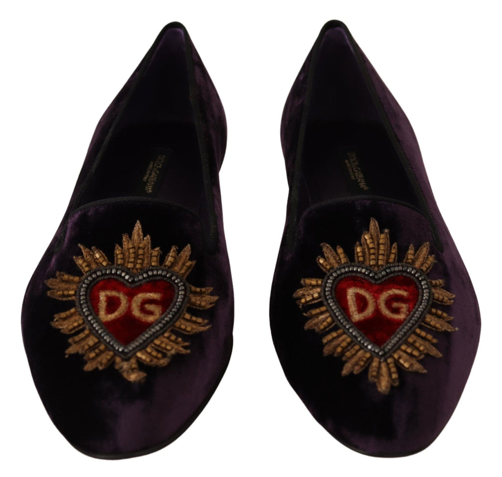 Dolce & Gabbana Purple Ballet Flats for Women additional view