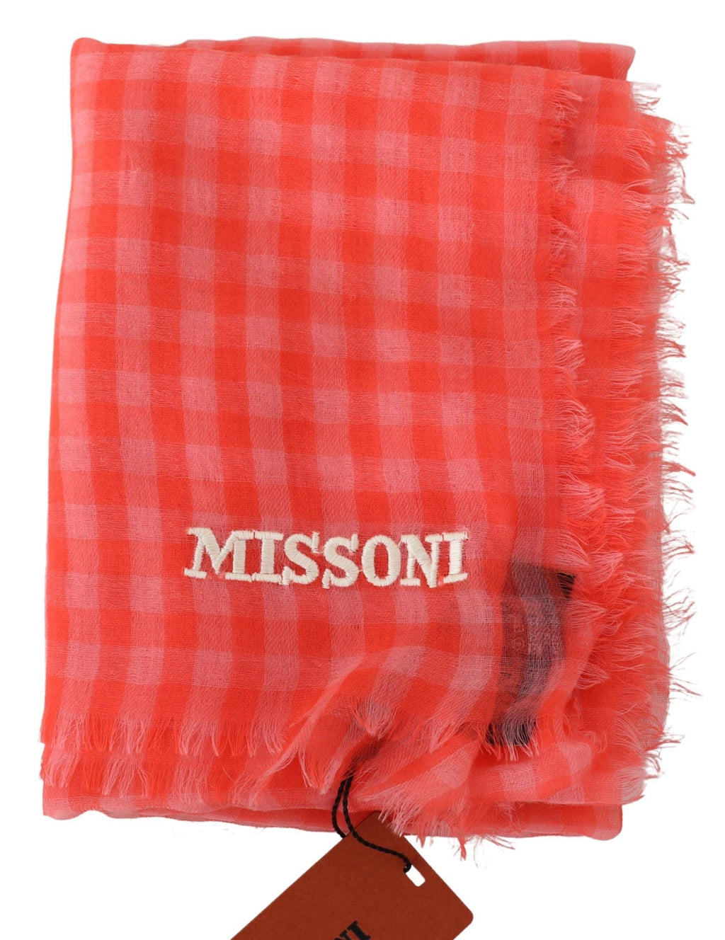Missoni Orange Scarf for Men side view