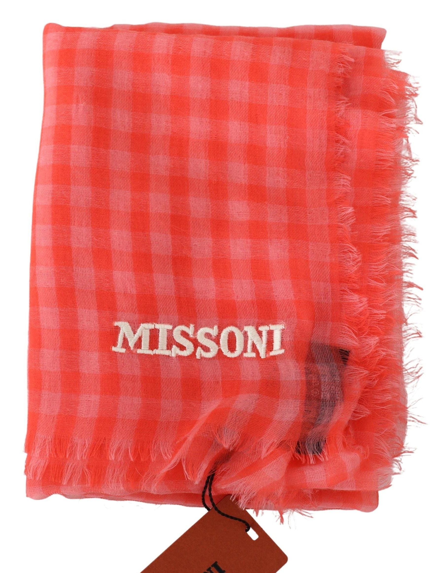 Missoni Orange Scarf for Men side view