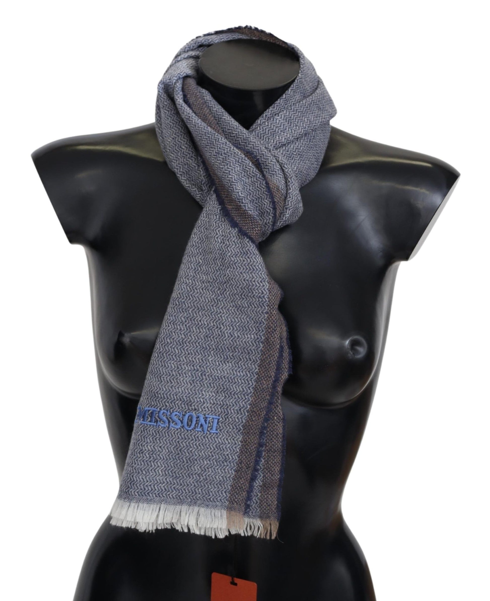 Missoni Grey Scarf for Men
