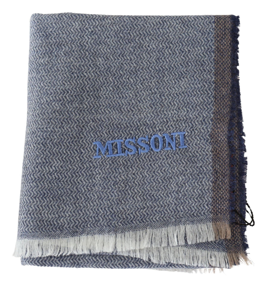 Missoni Grey Scarf for Men detail view