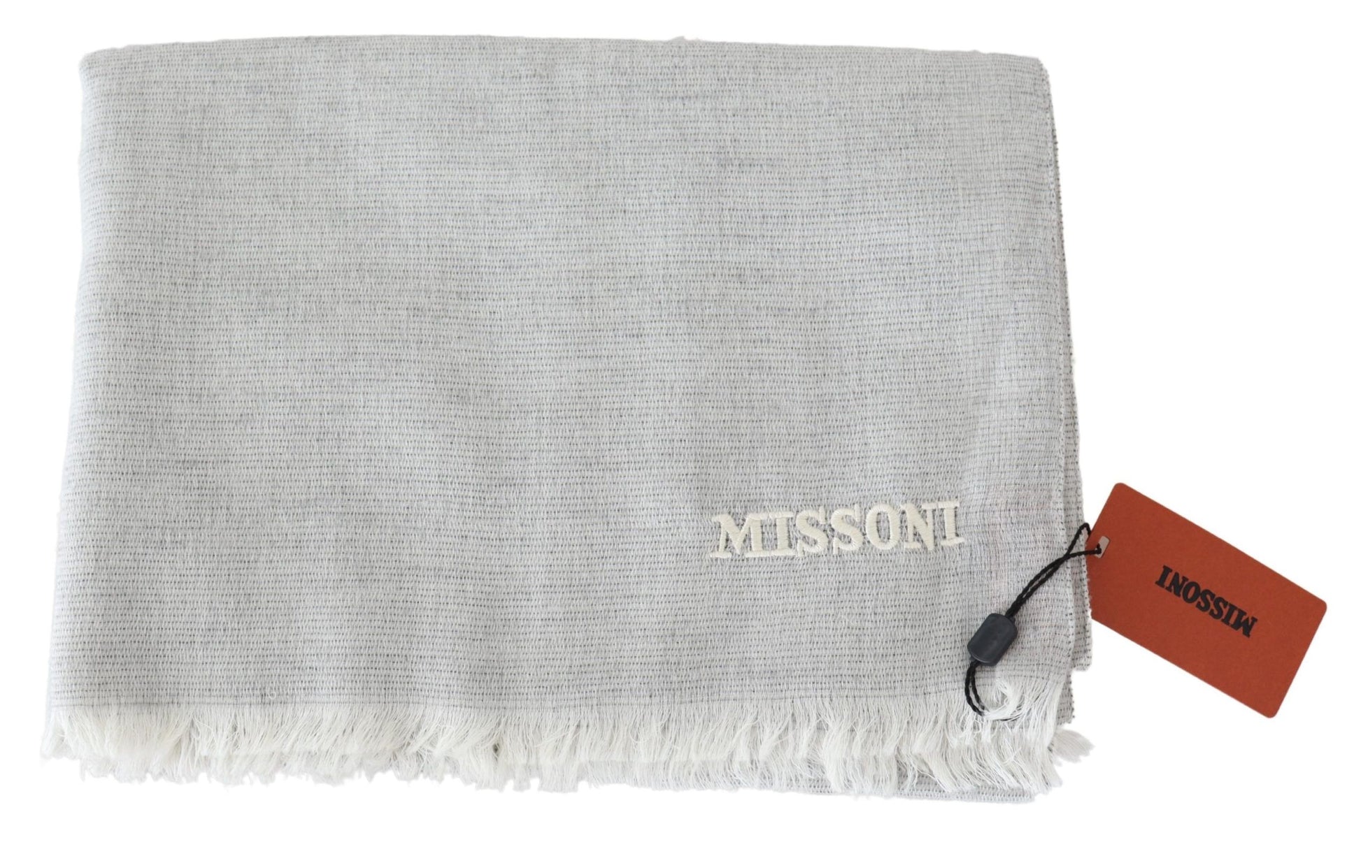 Missoni Grey Scarf for Men detail view