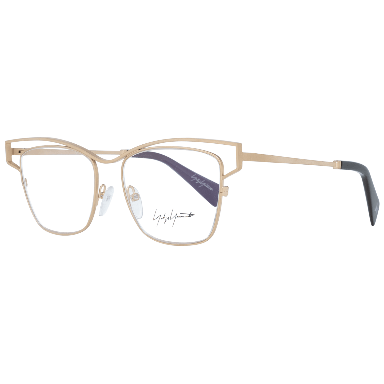 Yohji Yamamoto Gold Glasses Frames for Women