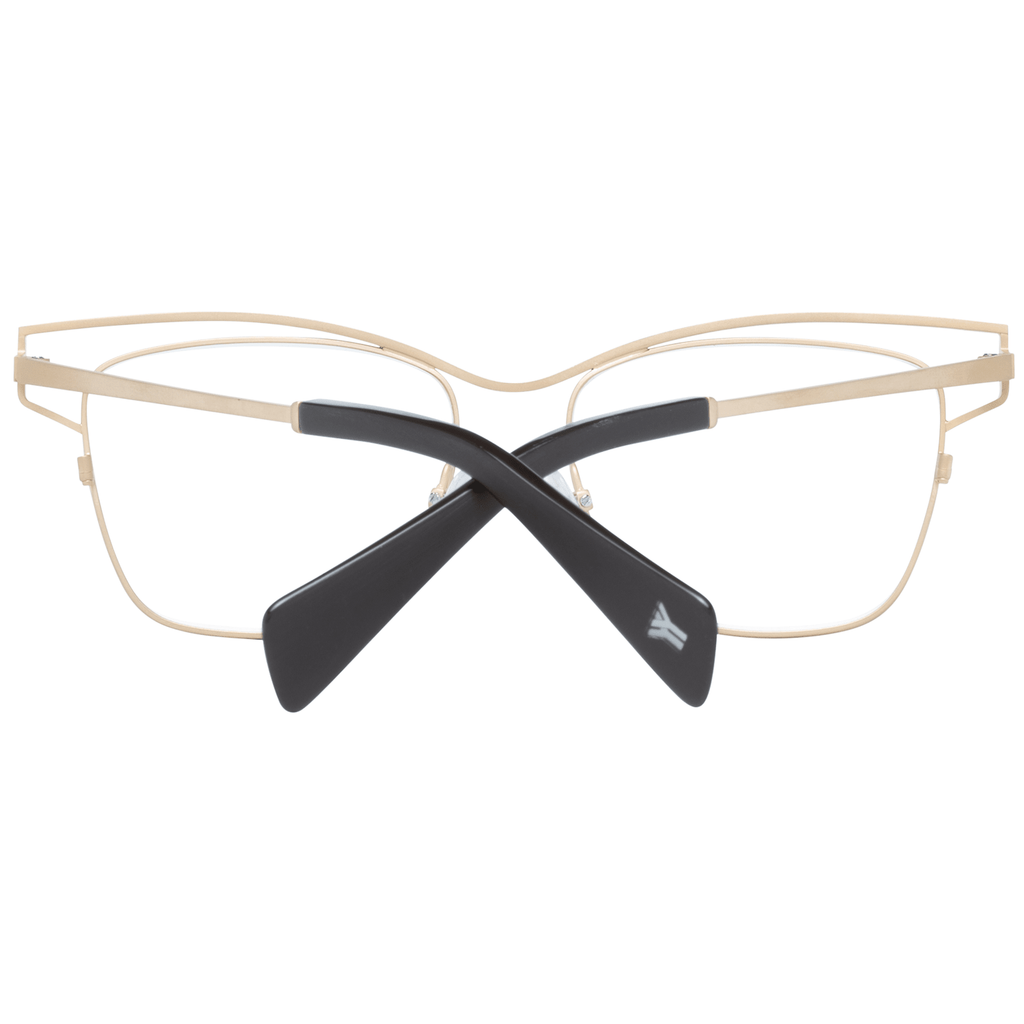 Yohji Yamamoto Gold Glasses Frames for Women detail view