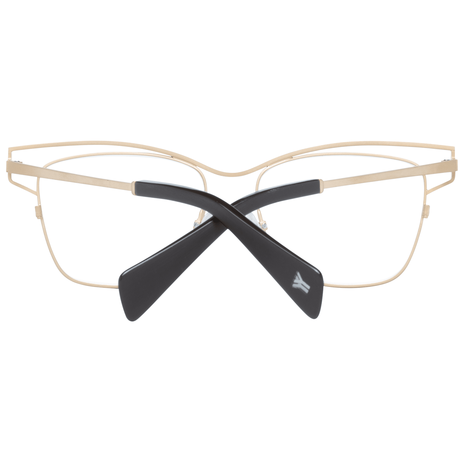 Yohji Yamamoto Gold Glasses Frames for Women detail view