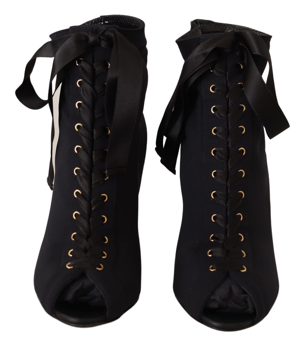 Dolce & Gabbana Black Ankle for Women side view