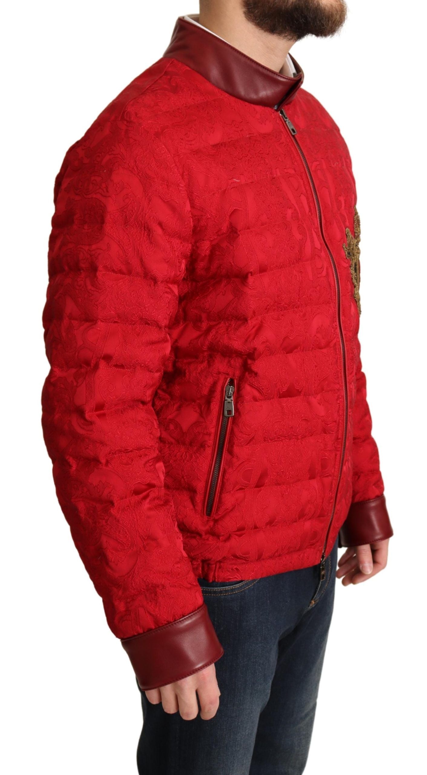 Dolce & Gabbana Red Bomber for Men alternate view