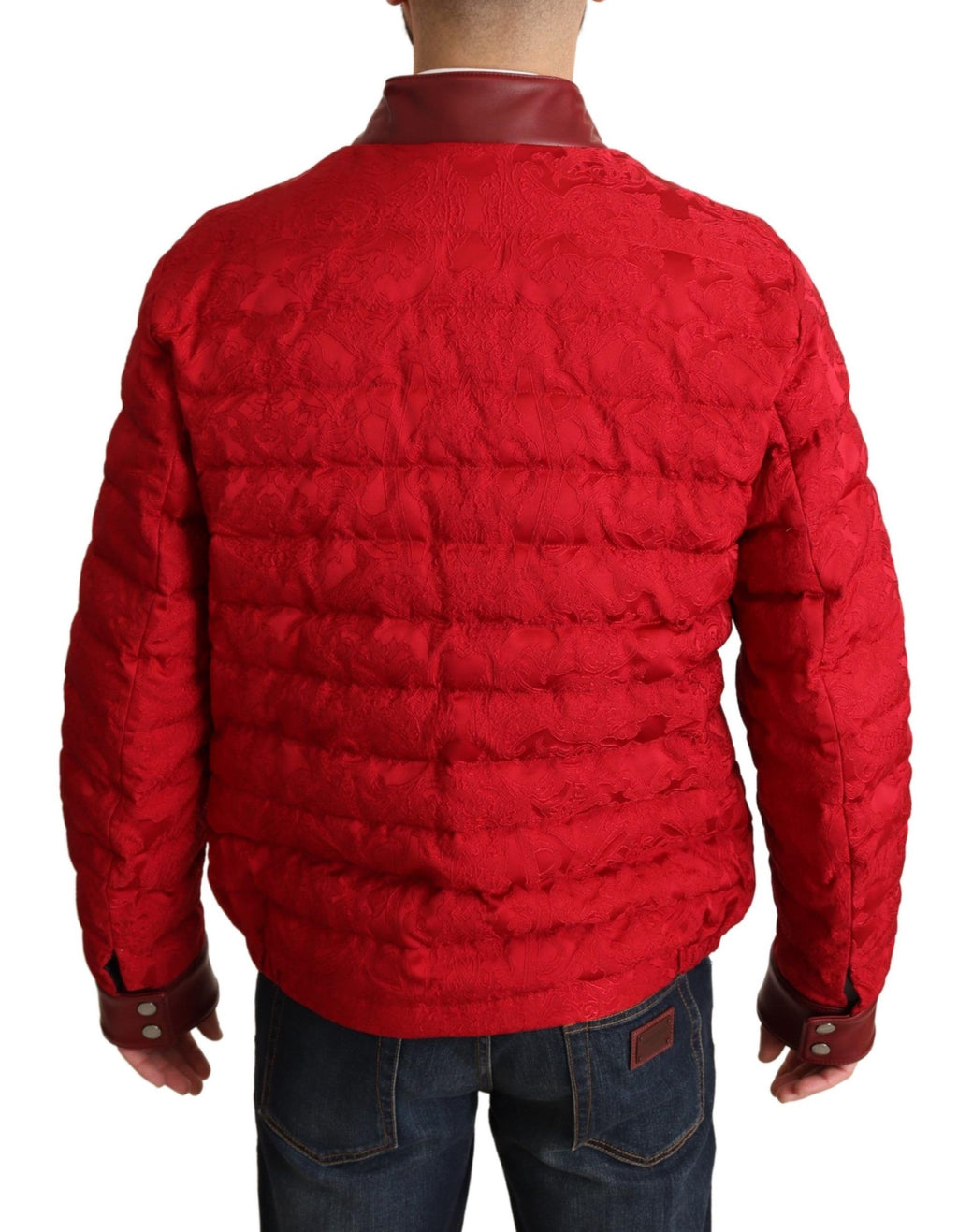 Dolce & Gabbana Red Bomber for Men detail view