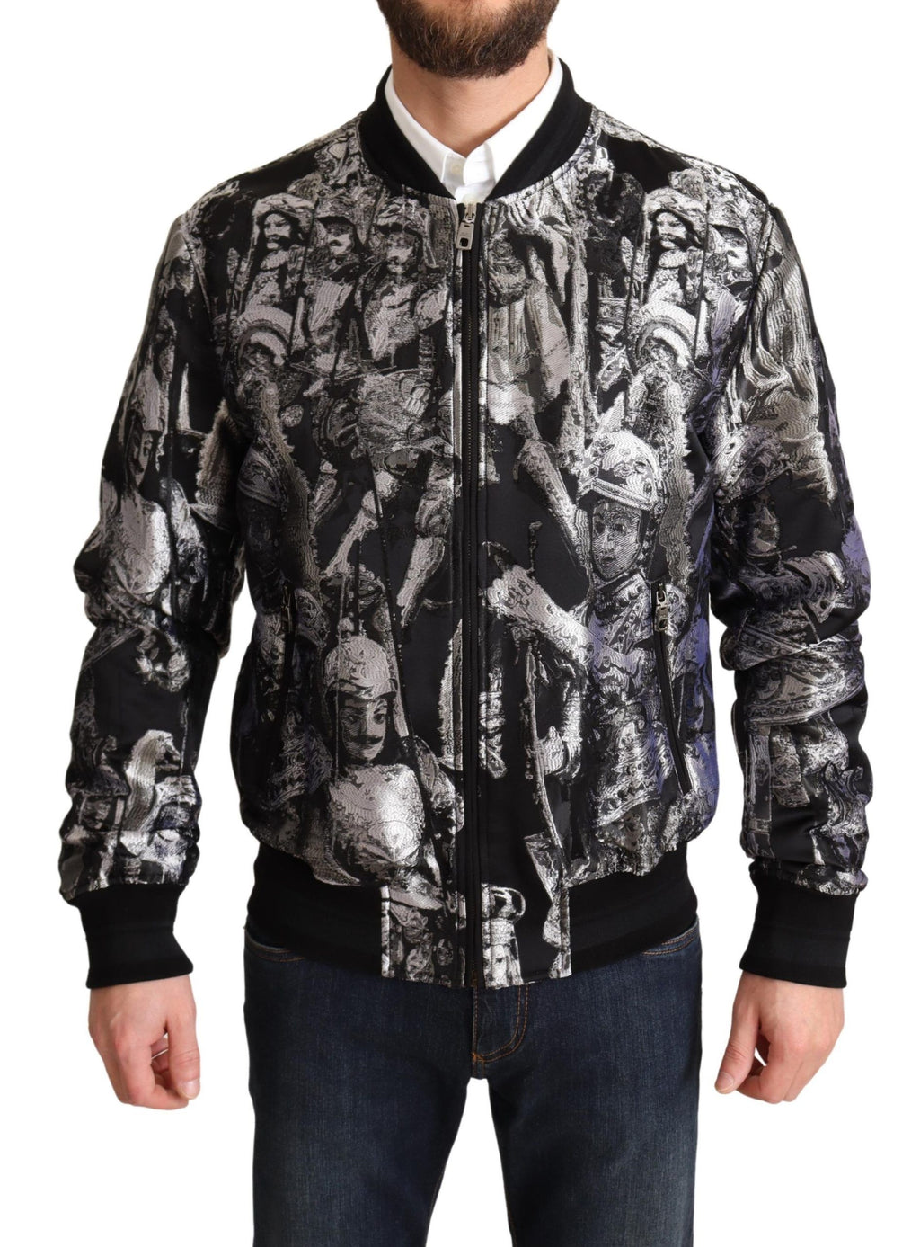 Dolce & Gabbana Black Bomber for Men