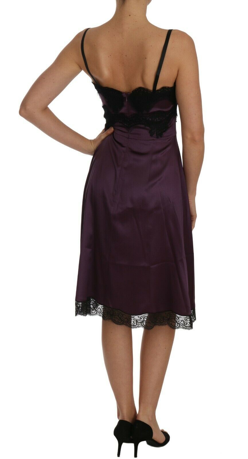 Dolce & Gabbana Purple Midi Dress for Women detail view