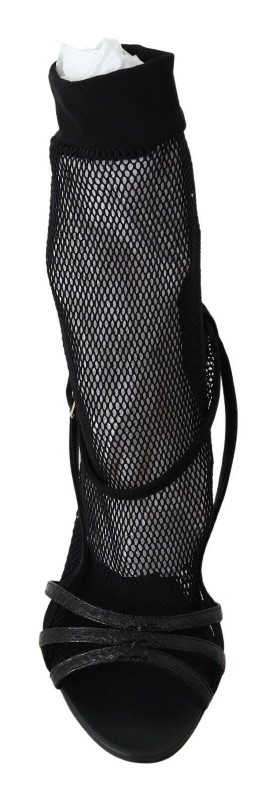 Dolce & Gabbana Black Stiletto Heels for Women side view