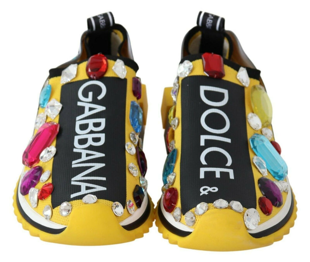 Dolce & Gabbana Yellow Low Top Sneakers for Women additional view