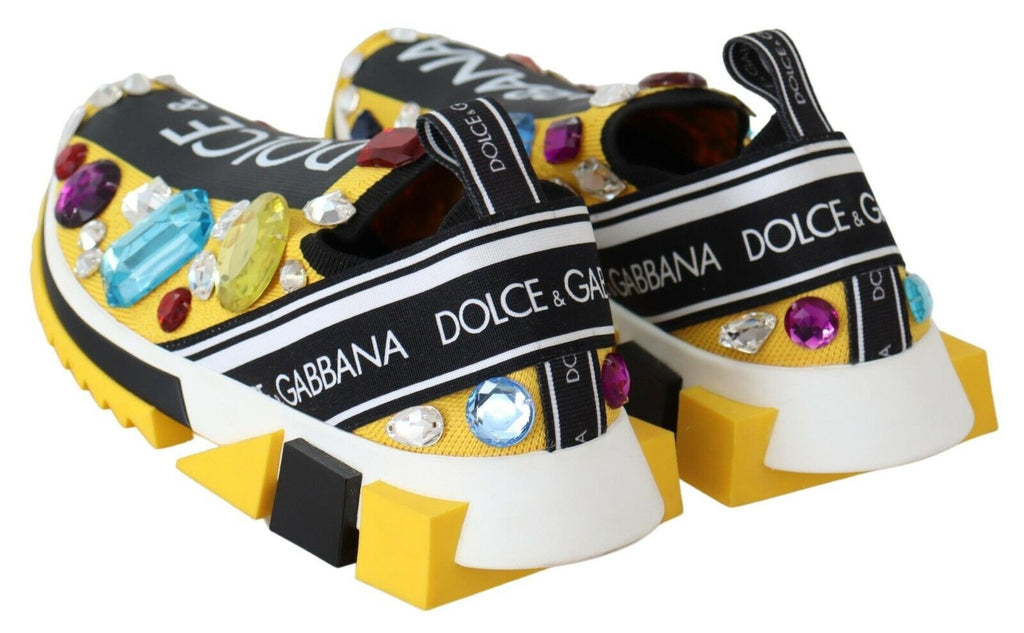 Dolce & Gabbana Yellow Low Top Sneakers for Women additional view