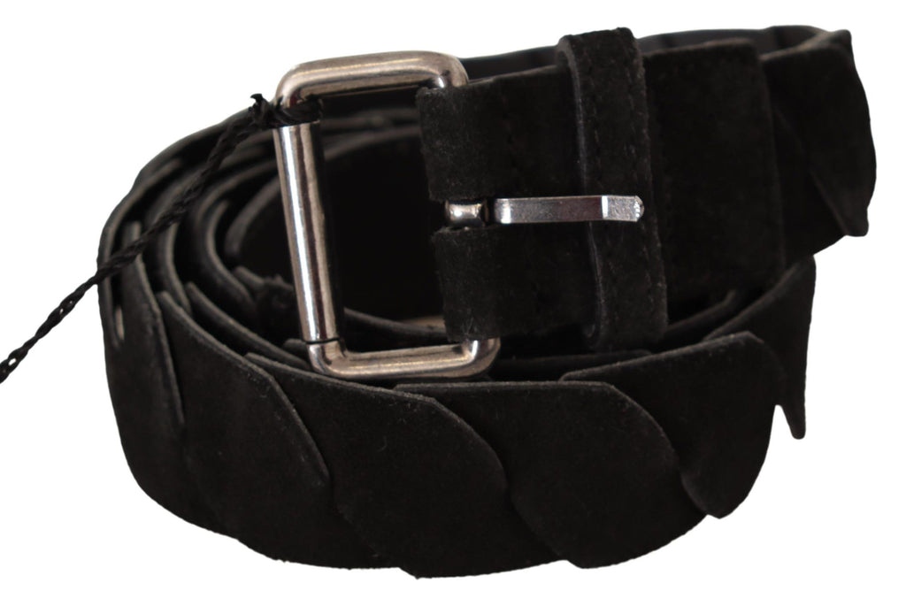 GF Ferre Black High Waist Belts for Men alternate view