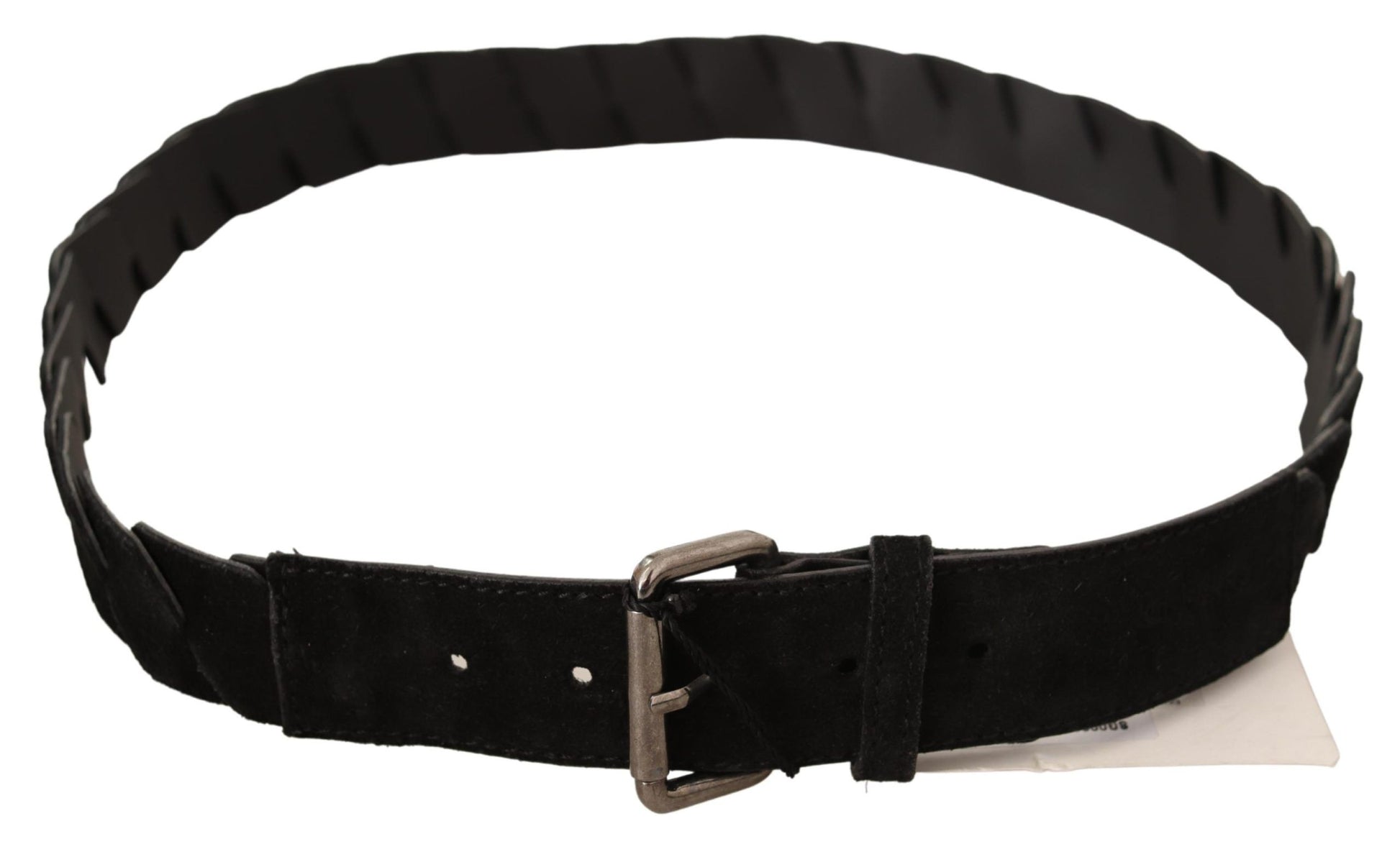 GF Ferre Black High Waist Belts for Men detail view
