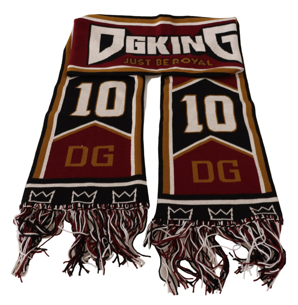 Dolce & Gabbana Multicolor Scarf for Men detail view