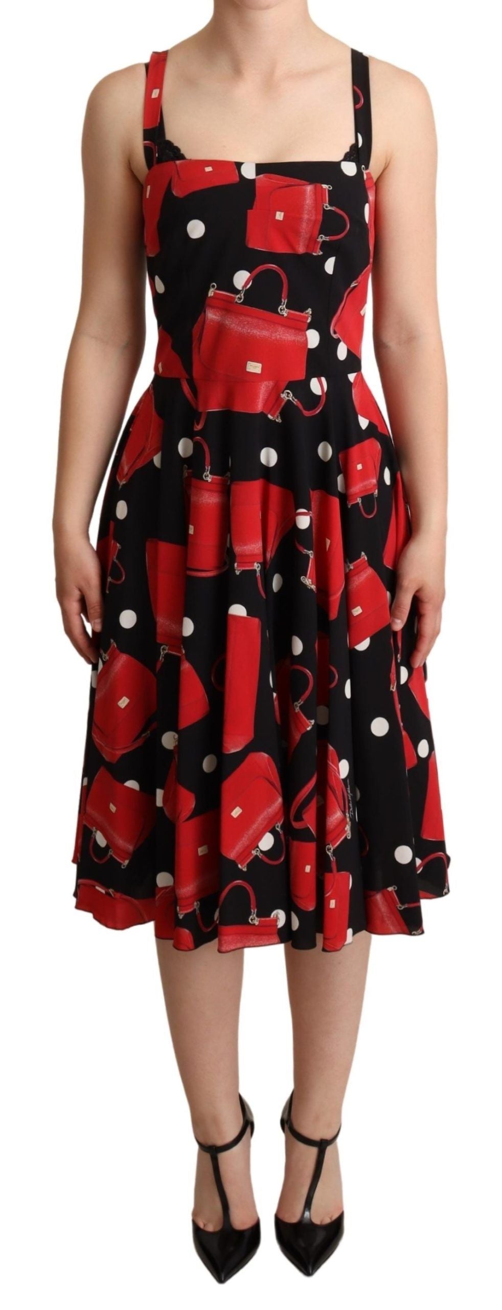 Dolce & Gabbana Black Midi Dress for Women