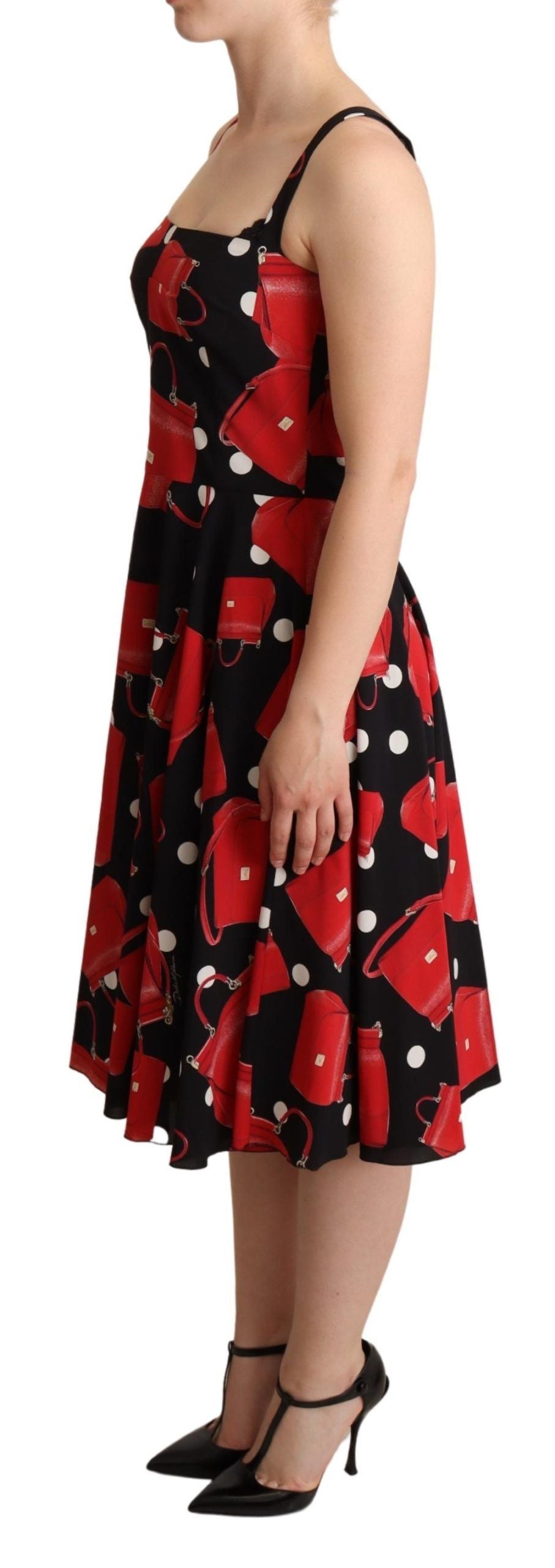 Dolce & Gabbana Black Midi Dress for Women alternate view