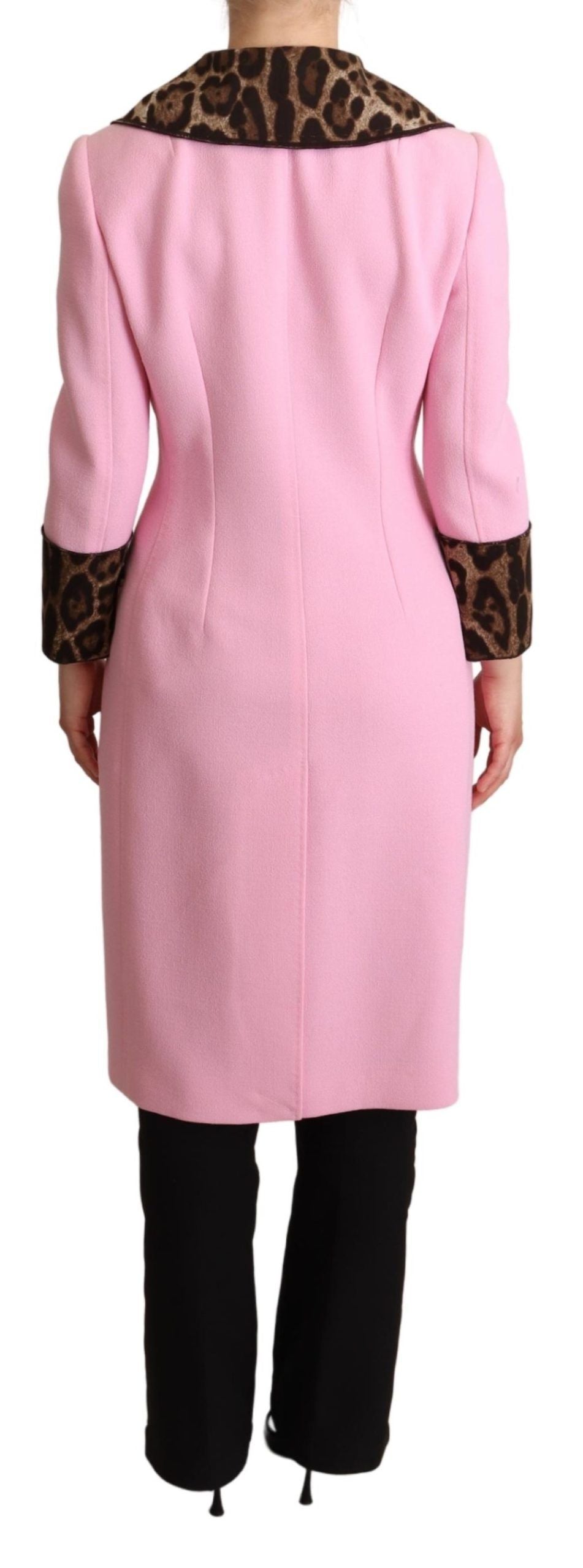 Dolce & Gabbana Pink Trench Coats for Women detail view