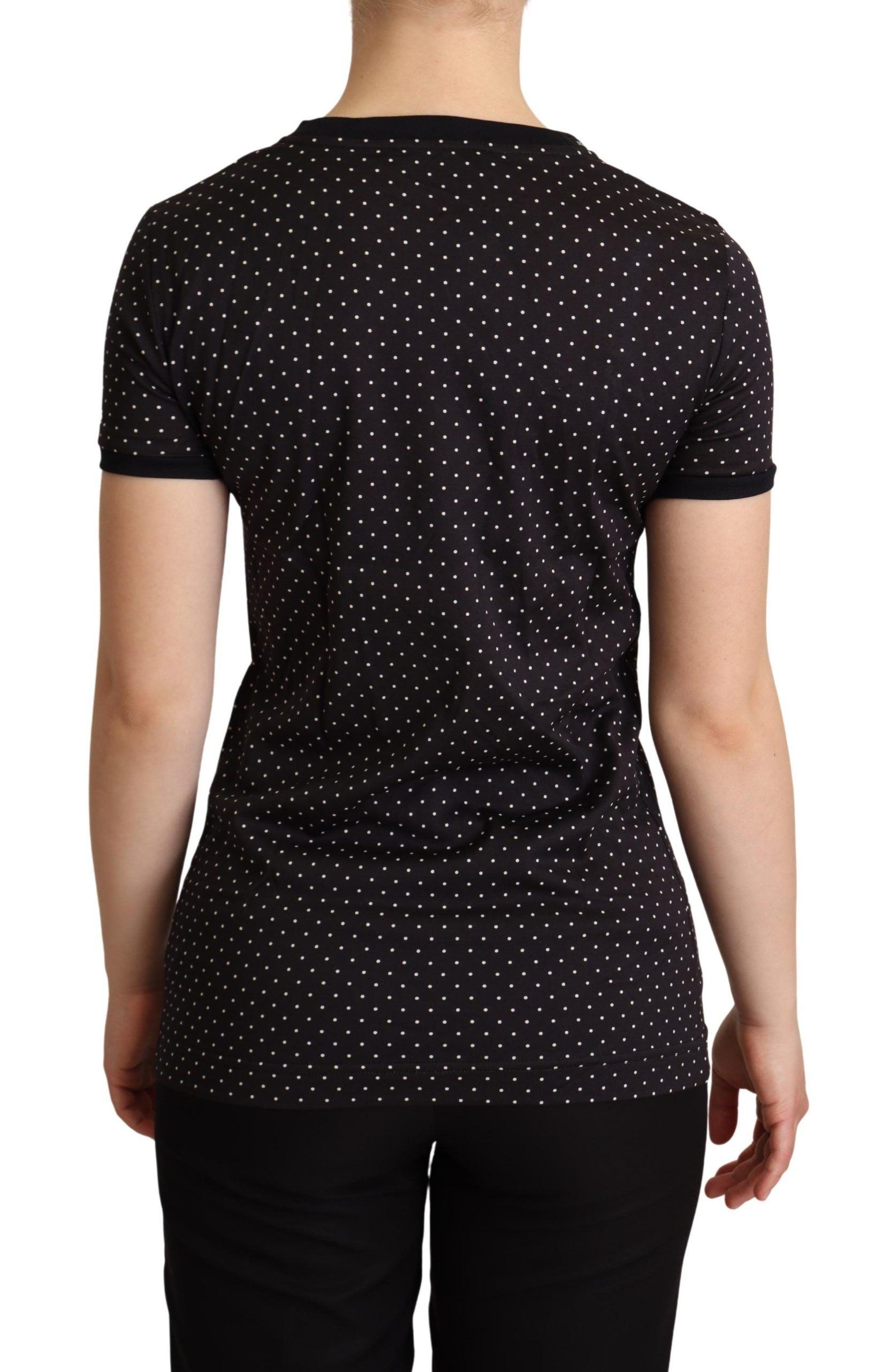 Dolce & Gabbana Black T-Shirt for Women detail view